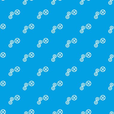 Ulaşım sistemi desen vektör kesintisiz mavi