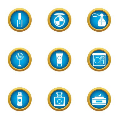 Moda stil ikonları ayarla, stil düz