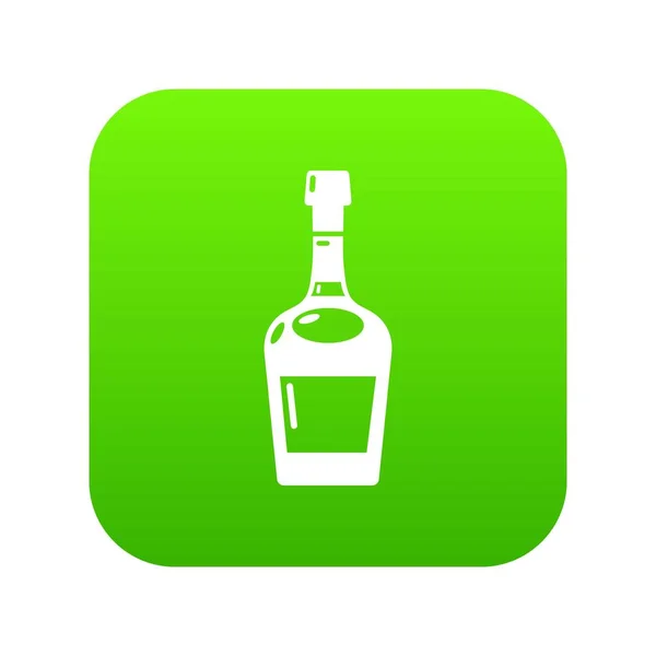 Vektorové ikony zelené alkohol — Stockový vektor