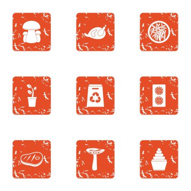 Eko çanak simgeler kümesi, grunge tarzı