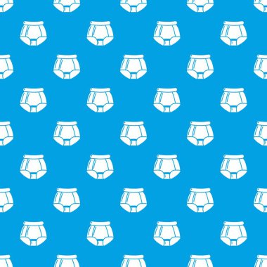 İç çamaşırı retro desen vektör kesintisiz mavi