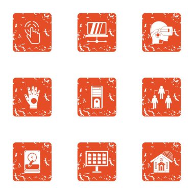 Sanal dünya simgeler kümesi, grunge tarzı