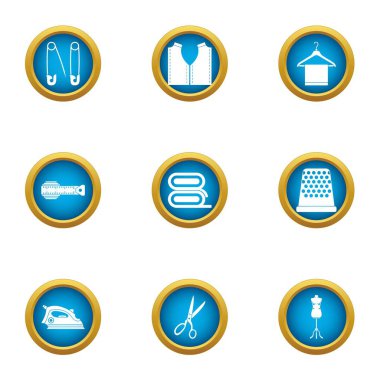 Icons set yıkanmamı, stil düz