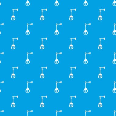 Mekanik kapmak desen vektör kesintisiz mavi