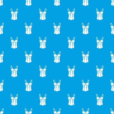 Sutyen en iyi desen vektör kesintisiz mavi