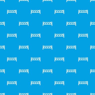 Çit Ahşap desen vektör kesintisiz mavi