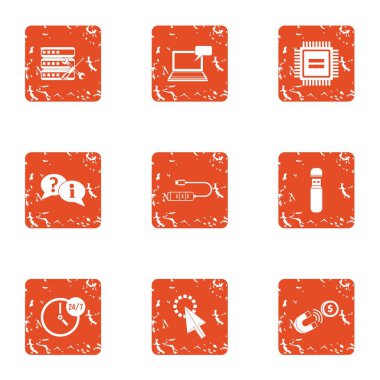 Ayrık sinyal simgeler kümesi, grunge tarzı