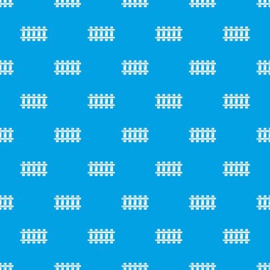 Çit eski desen vektör kesintisiz mavi