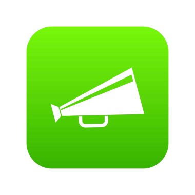 Ağızlık simgesi dijital yeşil