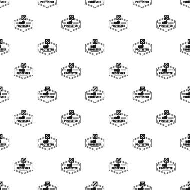 Protestocu tasarlamak vektör sorunsuz