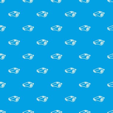 Düdük desen vektör kesintisiz mavi