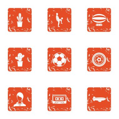 Yaşam alanı simgeler kümesi, grunge tarzı