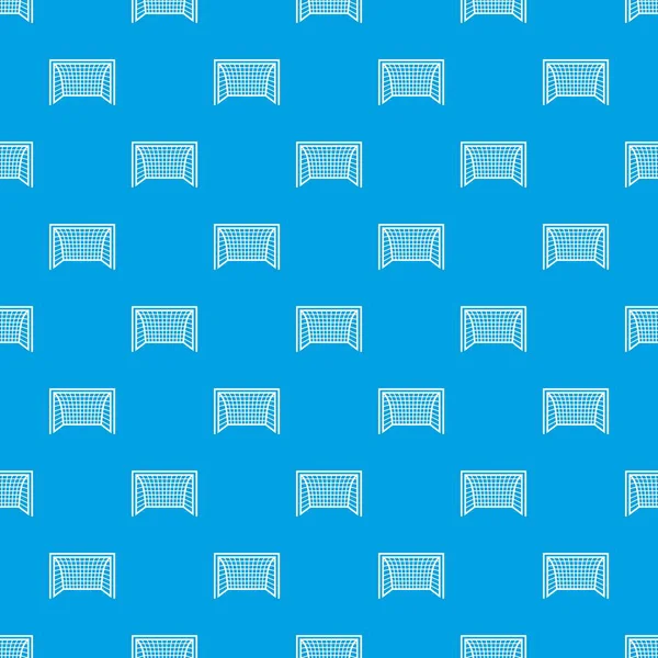 Hedef futbol desen vektör kesintisiz mavi