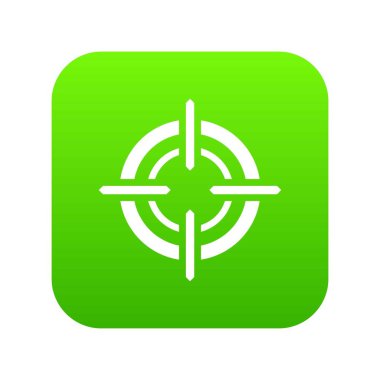 Hedef simgesi dijital yeşil