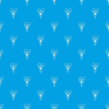 Flama futbol desen vektör kesintisiz mavi