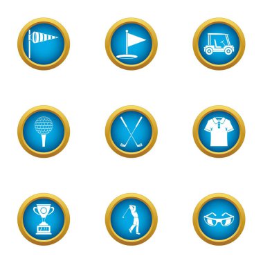 En iyi yumruk simgeler ayarla, stil düz