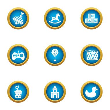 Sıra simgeler kümesi, düz stil gör