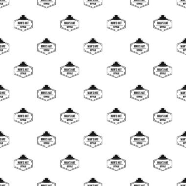 Adam şapka tasarlamak vektör sorunsuz