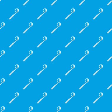 Diş aracı ayna desen vektör kesintisiz mavi