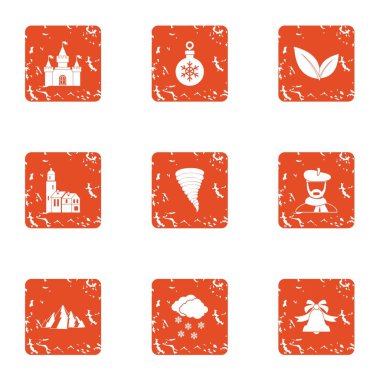 Yamaç simgeler kümesi, grunge tarzı