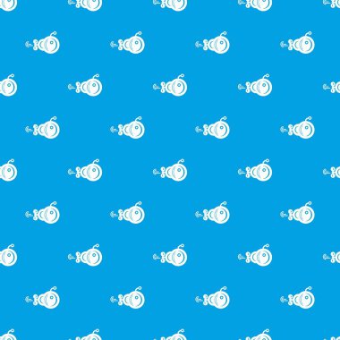 Bathyscaphe desen vektör kesintisiz mavi