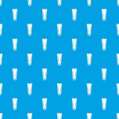 Diş macunu desen vektör kesintisiz mavi