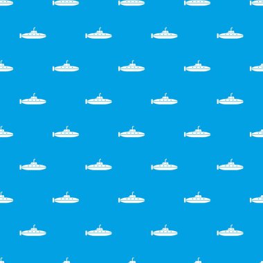 Araştırma denizaltı desen vektör kesintisiz mavi