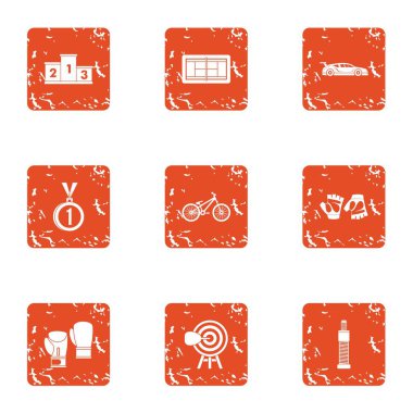 Tırmanış simgeler kümesi, grunge tarzı