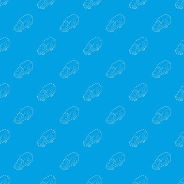 Ambulans desen vektör kesintisiz mavi