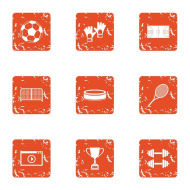 Spor vizyon simgeler kümesi, grunge tarzı