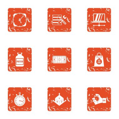 Boyutlu simgeler kümesi, grunge tarzı