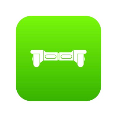 Elektrik modern gyroboard simgesi dijital yeşil