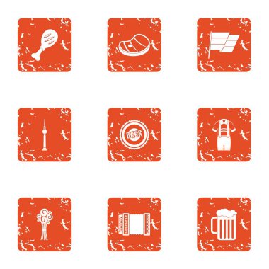 Köy Ütopya simgeler kümesi, grunge tarzı