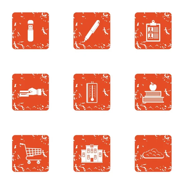 Ücret simgeler kümesi, grunge tarzı