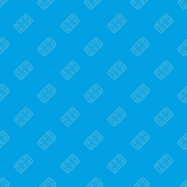 Hapları desen vektör kesintisiz mavi herhangi bir kullanım için tekrar