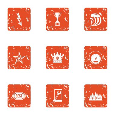 Hızlı karar simgeler kümesi, grunge tarzı