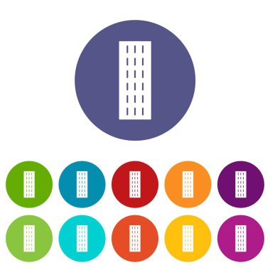 Otoyol simgeler vektör renk ayarla