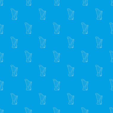 ARP desen vektör kesintisiz mavi