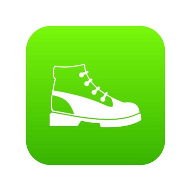 Erkekler oxfords simgesi dijital yeşil