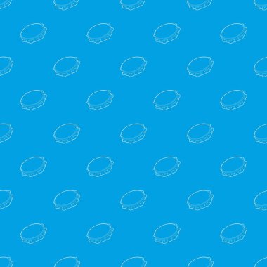 Tef desen vektör kesintisiz mavi