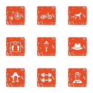 Gergin durumu simgeler kümesi, grunge tarzı