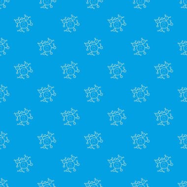Bağlantı desen vektör kesintisiz mavi