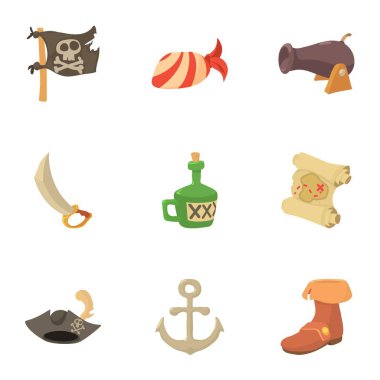 Corsair Icons set, karikatür tarzı