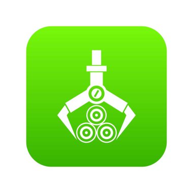 Günlük yükleyici simgesi dijital yeşil