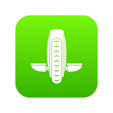 Denge araç simgesini dijital yeşil