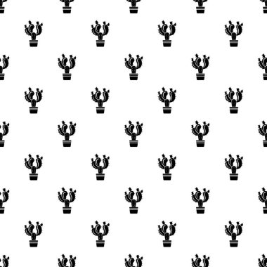 Kaktüs pot simgesi, basit tarzı