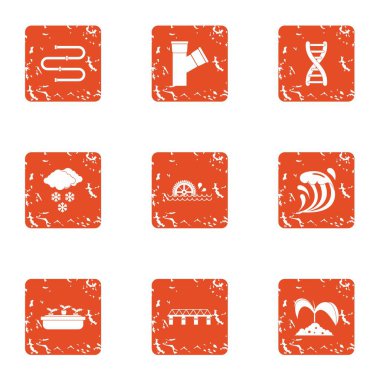 Sulama simgeler kümesi, grunge tarzı