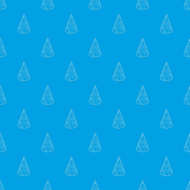 Cap desen vektör kesintisiz mavi