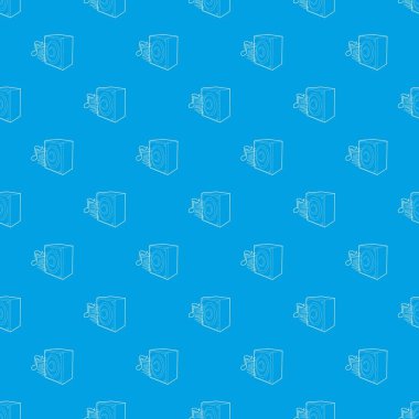 Radyo desen vektör kesintisiz mavi