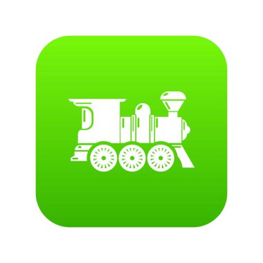 Balon yeşil simge vektör